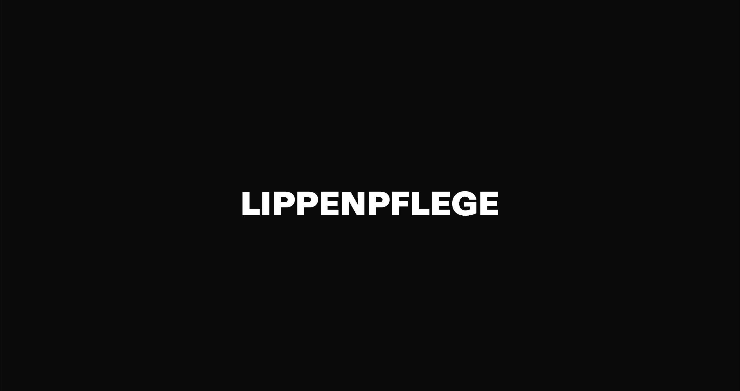 Lippen pflegen